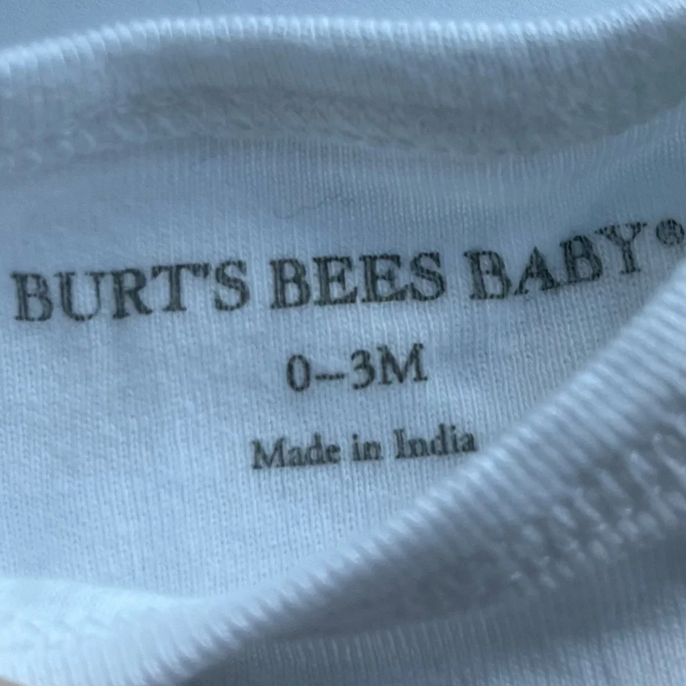 Burts Bees • 3 Piece Bundle Baby Bodysuit Onesies